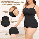 JOYSHAPER Shapewear Tank Tops for Women Slimming Cami Shaper Light Tummy Control Camisole Basic Cami Shaping Tank Black