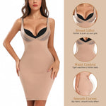 Women Dress Slip Shapewear Tummy Control Full Slips for Under Dresses Slimming Body Shaper