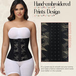 SHAPSHE Corset Top Waist Trainer Shaper Cincher Womens Corset Shapewear Going Out Underbust Faja Body Shaper with Hooks Black M