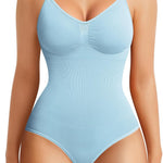 BRABIC Womens' Seamless Sleeveless V-Neck Bodysuit Shapewear Tummy Control