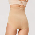 DELIMIRA Women's Tummy Control Shapewear Panties Plus Size High Waist Panty Taupe Tan 3X