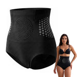 Jsqianfei 4-in-1 Micro-Particle Sculpting Shorts, Shapewear Tummy Control Underwear, High Waist Panties for Women, Comfortable & Breathable, Black, XL