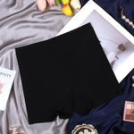 Banamic Womens Boy Shorts Seamless Underwear Anti Chafing Soft Biker Short Boxers Black