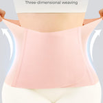 FREETOO Postpartum Belly Band Wrap for Women,Abdominal Binder Post Surgery,for Natural Delivery,C Section Belly Binder Post Partum,Stomach Binder Postpartum with Adjustable Compression,M,Pink