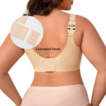 Wireless Minimizer Jelly Bras for Women No Underwire Plus Size Bra with Support Lift Full Coverage Comfortable Seamless Bra