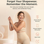 SHAPERMINT High-Waisted Shaper Boyshort - Shaping Underwear for Women - High Compression Tummy Control Shorts for Women Nude