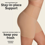 Leonisa Shapewear Shorts Tummy Control, High Waisted Shaper Shorts for Women