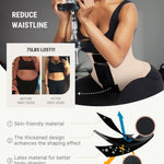 FeelinGirl Corset Perspiring Workout Waist Trainer Corset Trimmer Belt for Women Belly Band Body Shaper Skin M