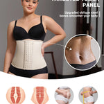 Lover-Beauty Waist Trainer for Women Latex Underbust Waist Cincher Corset, Tummy Control Corset Hourglass Body Shaper, Large, Beige