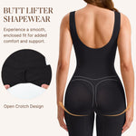 BRABIC Waist Trainer Shapewear Bodysuits for Women Tummy Control Seamless Full Low Back Faja Body Shaper Butt Lifter(Black, Large)