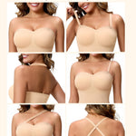 ANNZHIBRA Strapless Shapewear Slip for Women Tummy Control Full Slip