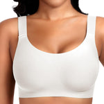 Wireless Jelly Seamless Bras for Women No Underwire Tshirt Full Coverage Padded Bra Comfortable Everyday Bralettes