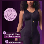 Snatched Body - Women's Stage 1 Faja Colombianas with Bra Shapewear BBL Post Surgery Compression Garment Butt Lifting