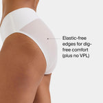 SPANX SPANXsmooth Undie-tectable Brief - Comfortable Core Control - Invisible Shapewear Underwear - No Visible Panty Lines - Powder - Medium