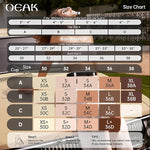OEAK Womens Strapless Bras Jelly Push Up Bandeau Bra Non Slip Wireless Supportive Seamless Padded Bras Comfortable Tube Bra Skin Large