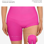 FeelinGirl Shapewear Bodysuit for Women Tummy Control Faja Seamless Hip Enhancer Thigh Slimmer Body Shaper Raspberry Pink XL/XXL