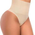 Werena Tummy Control Thong Shapewear for Women Seamless Shaping Underwear High Waist Body Shaper Panties Panty Girdle