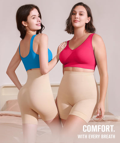 BESTENA 6 Pack Sports Bras for Women, Seamless Comfortable Workout Sleep Bra with Removable Pads