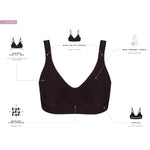 Bali Women's Sure Size Wire Free Bra, White, Medium, DF3484