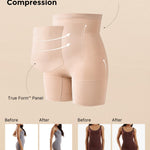 Momcozy High Waisted Tummy Control Shorts Nude