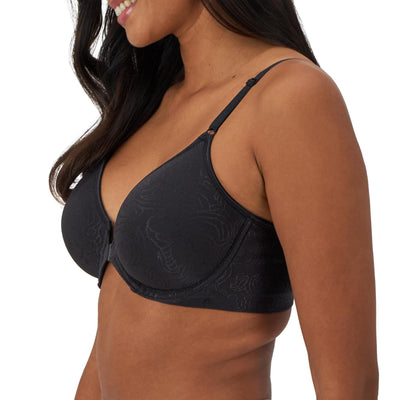 Bali Women's Comfort Revolution Front-Close Shaping Underwire Bra, Black,38C