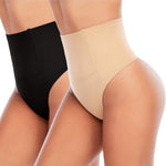 Werena Tummy Control Thong Shapewear for Women Seamless Shaping Novelty Thong Panties Body Shaper Underwear