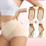 J-pone Tummy Control Underwear Seamless Underwear for Women High Waisted No Show Briefs Smooth Ladies Butt Lifting Panties for Women MultiPack-L