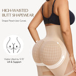 MERYOSZ Butt Lifting Shapewear for Women Tummy Control Underwear Panties High Waist Thigh Slimmer Faja Body Shaper (Beige,Medium)