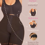 SHAPE CONCEPT Reloj de Arena Faja Colombiana Hourglass Shapewear 331High Compression Tummy Control Shapewear