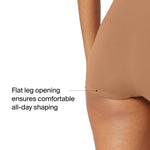SPANX SPANXshape Everyday Shaping Boyshort - Comfortable Core Control Shapewear Underwear - Invisible Under Clothes - No-Show - Naked 3.0 - Medium