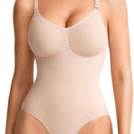 BRABIC Tummy Control Shapewear for Women Seamless Shapewear Bodysuit Body Shaper Waist Trainer Body Suit