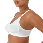 Bali Women's Double Support Spa Closure Wire-Free Bra, White, 38C