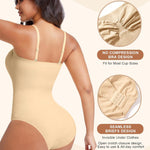 Werena Strapless Shapewear Bodysuit for Women Tummy Control Seamless Body Shaper with Removable Straps Under Dress