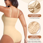 Werena Strapless Shapewear Bodysuit for Women Tummy Control Seamless Full Body Shaper with Removable Straps Under Dress (Nude,L)