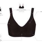 Bali Women's Wireless Bra, Comfort Revolution Seamless T-Shirt Bras for Women, ComfortFlex Fit