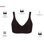 Bali womens Comfort Revolution Comfortflex Fit Wireless 'Df3484 Bra, Crystal Grey Aztec, Medium US