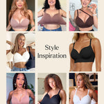 Popilush Bras for Women No Underwire Supportive Comfortable Bralettes Plus Size Bra