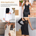 JOYSHAPER Shapewear Dress Slip for Women Half Slips Tummy Control Skirt Under Dress Body Shaper Dress Black S