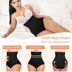 Werena Tummy Control Shapewear for Women High Waisted Body Shaper Briefs Slimming Girdle Shaping Underwear(#A1 High Waist Black(seamless),XX-Large)
