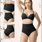 Ousmile Shapewear Tummy Control for Women High Waisted Body Shaper Underwear Seamless Briefs Panty Girdle