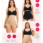 Gotoly Hourglass Figure Butt Lifter Shaper Panties Tummy Control High Waisted BoyShort (Black, M/L)
