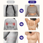 SHAPELLX No Underwire Wireless Padded Bras for Older Women Soft Supportive Push Up Full Coverage Minimizer Bra (Beige Large)