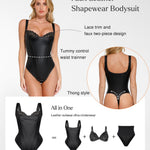Popilush Shapewear Bodysuit for Women Tummy Control Lace Corset Tank Tops Thong Body Suits
