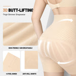 KLVEE High Waisted Shapewear Tummy Control Shorts for Women, Body Shaper, Seamless Shaping Thigh Slimmer Under Dress Nude