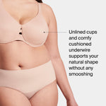 SPANX Low Profile Minimizer Champagne Beige 36C