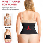 Nebility Segmented Waist Trainer for Women Corset Shapewear Waist Cincher Faja Body Shaper Tummy Control(Black,XX-Large)
