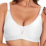 Wireless Jelly Bras for Women No Underwire Lace Bra Comfortable Seamless Bra