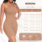 Werena Strapless Shapewear Bodysuit for Women Tummy Control Shapewear Full Body Shaper with Removable Straps (Latte,Large)