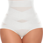 Werena Tummy Control Shapewear Panties for Women High Waisted Body Shaper Slimming Shapewear Underwear Girdle Panty