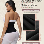 SHAPSHE Corset Top Waist Trainer Shaper Cincher Womens Corset Shapewear Going Out Underbust Faja Body Shaper with Hooks Black M